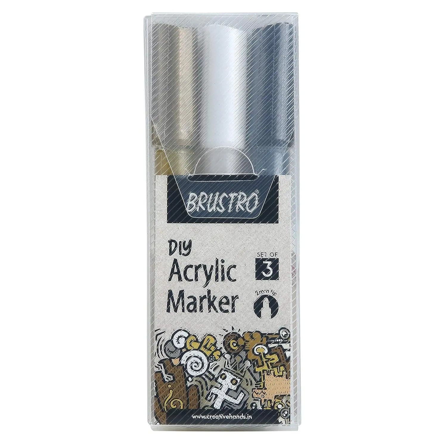 Brustro DIY Acrylic Marker 2mm Tip Set Brustro
